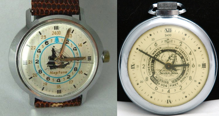 Buy 24 hour watches: Nautical and Space Time